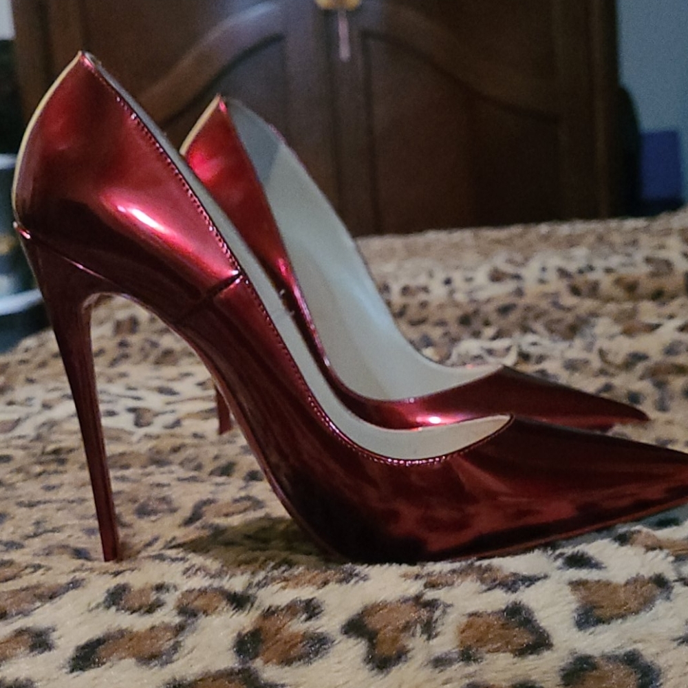 Authentic Christian Louboutin beautiful red heels